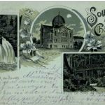 Souvenir de Chaux de Fonds - La Synagogue - Judaika