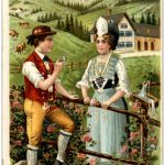 Appenzell - Tracht mit Sonderstempel 600 Jahre Schlacht bei Stoss