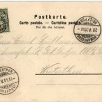 Gruss vom Rheinfall - Bodensee - Litho
