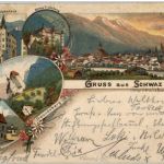 Gruss aus Schwaz - Litho