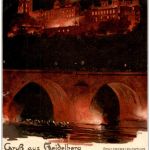 Gruss aus Heidelberg - Schlossbeleuchtung