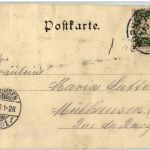 Nürnberg - Schöner Brunnen mit Frauenkirche - Prägekarte