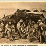 Scenes et Types - Campement de Nomades au desert