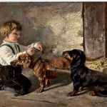Kind mit Hund