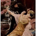 Frau mit MAske