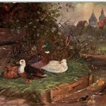 Ente Künstlerkarte