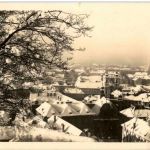 Graz - blick vom Schlossberg im Winter