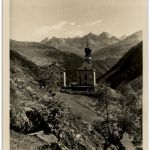 Heiligkreuz gegen Stubaier Alpen