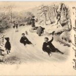 Schlitten fahren