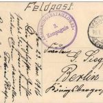 Feldpost - Armierungsbattaillon