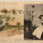 Gruss aus dem Elsass - Litho