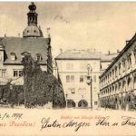 Gruss aus Dresden - Stallhof mit Königl Schloss
