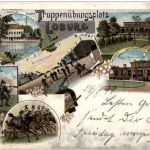 Gruss vom Truppenübungsplatz Loburg - Litho