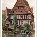 Hildesheim - Klein Venedig - Künstlerkarte K. Lindegreen