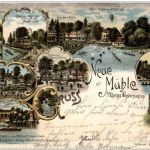 Gruss aus Neue Mühle bei Königs Wusterhausen - Litho