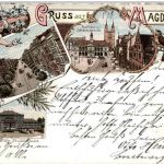 Gruss aus Magdeburg - Litho