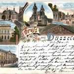 Gruss aus Düsseldorf - Litho