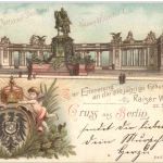 Gruss aus Berlin - 100 jährige Geburtstagsfeier Kaiser Wilhelm I Litho