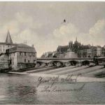 Metz - Jungfernwehr und Mittelbrücke