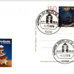 Berlin - Kulinaria 1978 mit sonderstempel