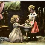 Kind mit Puppe Doll