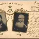 Royaume de Belgique - Prägekarte - Souvenir du 75eme anniversaire de L Independance Nationale
