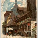 Exposition 1900 - Village Suisse - Litho