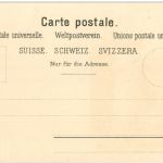 Bläser von Säckingen mit Frau - Carl Künzli Litho
