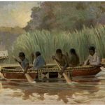 Chr. Rave - Westafrika - Ruderboot