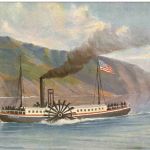 Chr. Rave - Erster Raddampfer auf dem Hudson