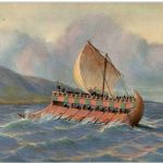 Chr. Rave - Kriegsschiff unter Senacherib