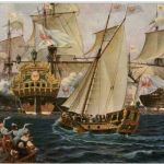 Chr. Rave - Der grosse Kurfürst auf der Nordsee bei Emden