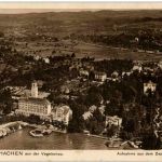 Bad Schachen aus der Vogelschau - Aufnahme aus dem Zeppelinluftschiff