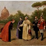 SS Pio XI e la sua Corte nei Giardini Vaticani
