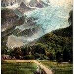 Chamonix - Aiguille du Midi et glacier des Bossons