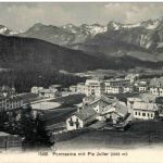 Pontresina mit Piz Julier