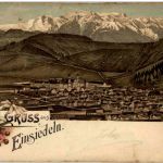 Gruss aus Einsiedeln - Litho