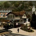 Station Vitznau und die Rigibahn