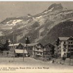 Diablerets - Grand Hotel et le Scex Rouge