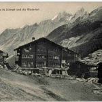 Chalets in Zermatt und die Mischabel