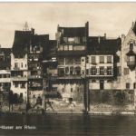 Basel - Alte Häuser am Rhein