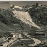 Rhonegletscher mit Gletsch