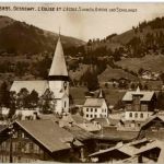 Gessenay - L Eglise et L Ecole - Saanen