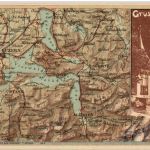 Gruss aus Vierwaldstädter See - Map Landkarte