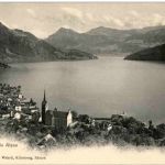 Weggis und die Alpen
