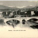 Geneve - vue prise de Saint Jean