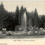 Baden - Fontaine lumineuse