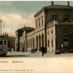 Schaffhausen - Bahnhof mit Tram