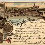 Gruss aus Schaffhausen - Litho