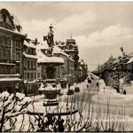 La Chaux de Fonds - Rue Leopold Robert en hiver